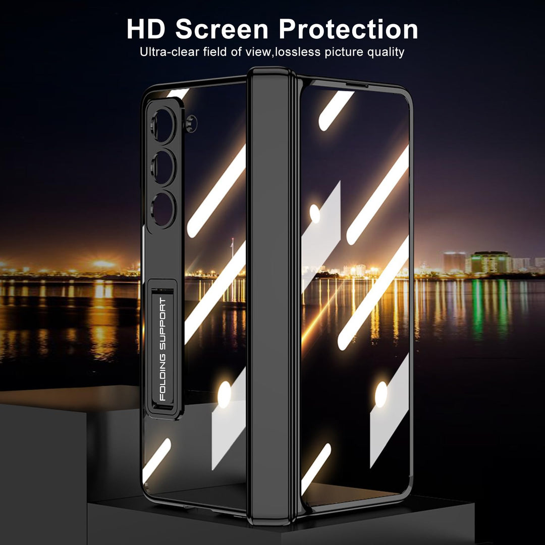 Samsung Galaxy Z Fold6 case with kickstand support and front screen protector