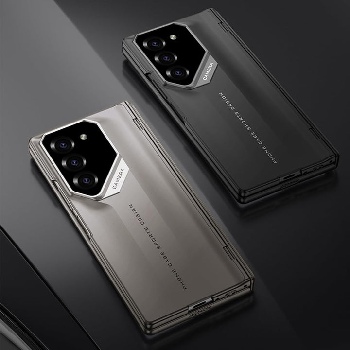 Samsung Galaxy Z Fold6 case with rugged back cover and front screen protector