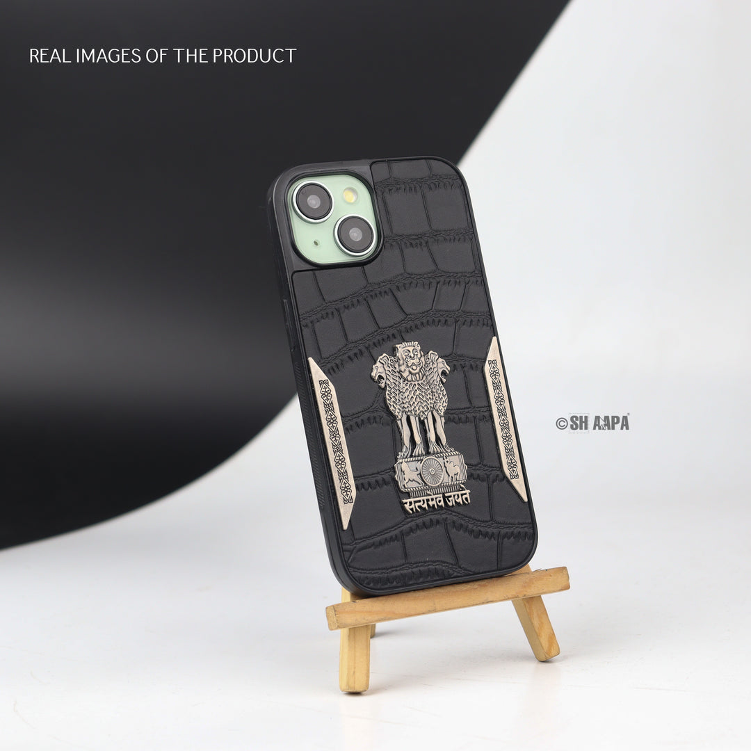Satyamev Jayate Leather Textured Case - iPhone