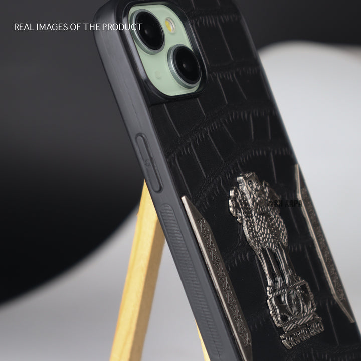 Satyamev Jayate Leather Textured Case - iPhone