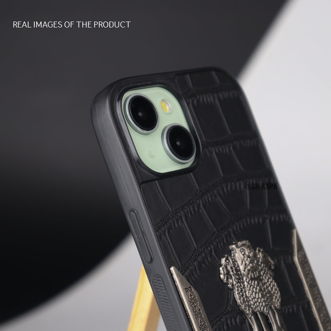 Satyamev Jayate Leather Textured Case - iPhone