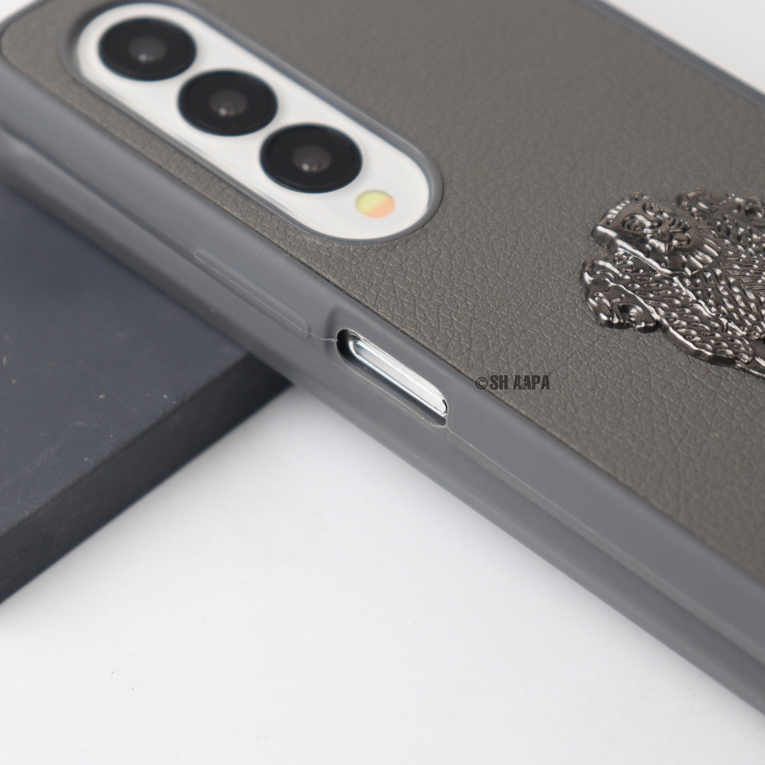 Galaxy Z Fold4 Satyamev Jayate Leather Case