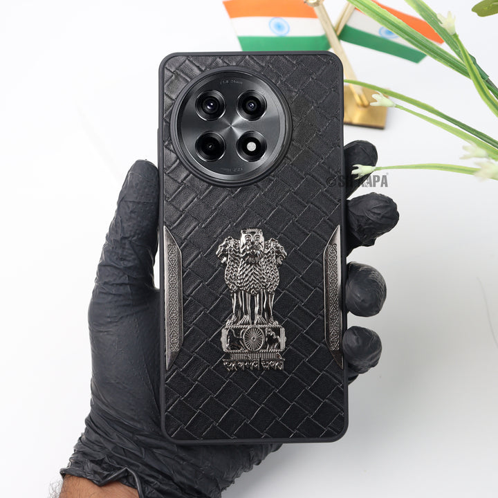 Satyamev Jayate Textured Leather Case - OnePlus