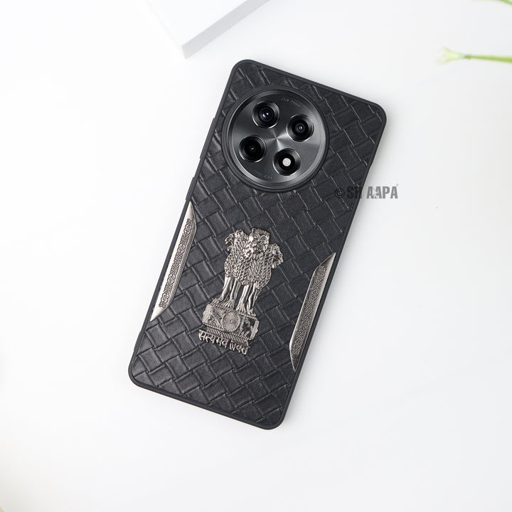 Satyamev Jayate Textured Leather Case - OnePlus