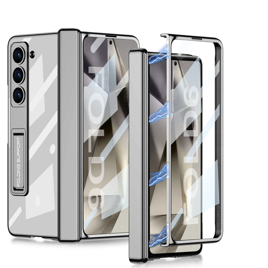 Samsung Galaxy Z Fold6 case with kickstand support and front screen protector